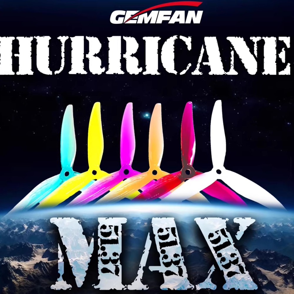 2 Paar Gemfan Hurricane 51377  – Fpv Drone Motor Bewertung und Preis